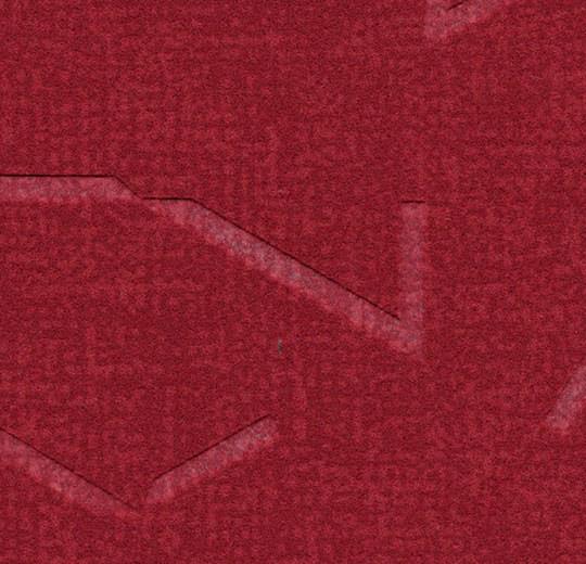 tg546526 Metro red glass embossed